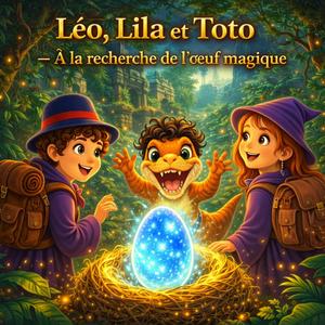 Léo, Lila et Toto – À la recherche de l’œuf magique | histoire pour enfants