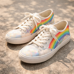 靴ひもをむすんで