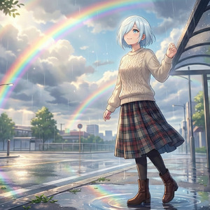 嘘つきな雨と虹のアーチ