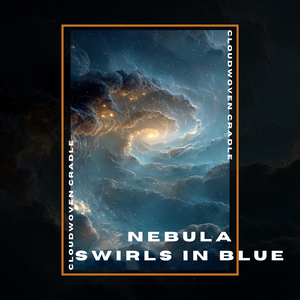 Nebula Swirls in Blue