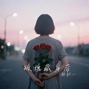 玫瑰藏身后