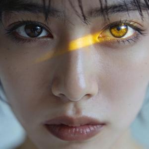 黄色い道の真ん中で