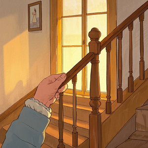 Morgenlicht im Treppenhaus