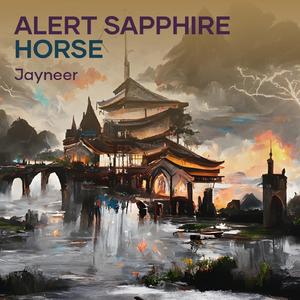 Alert Sapphire Horse