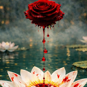 Кровавая роза любви