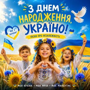 З Днем народження Україно