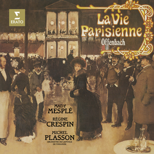 La vie parisienne, Act 3:Duo. "L'amour, c'est une échelle immense" - Dialogue. "Madame la vicomtesse de la Pépinière" Texte (Prosper, Gabrielle, Pauline, Louise, Clara, Léonie, Urbain, Le Baron)