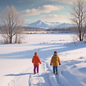 마을에 눈이 내리면