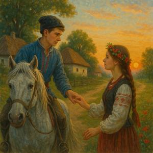 Ой, чий то кінь стоїть