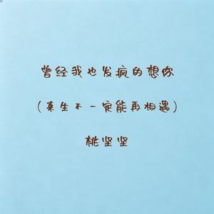 曾经我也发疯的想你（来生不一定能再相遇）
