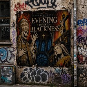 EVENING TURNS TO BLACKNESS