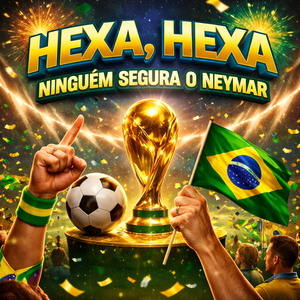 Hexa, Hexa Ninguém Segura o Neymar.