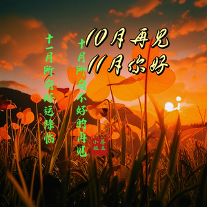 10月所有不好的再见，11月所有好运降临
