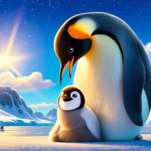 The King Penguin (Aptenodytes patagonicus) Song for Kids [Educational]