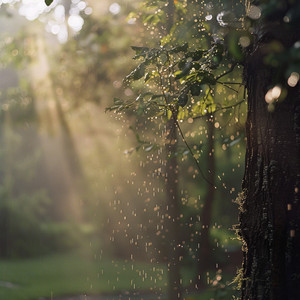 Reflejos Lluviosos Con Ritmos De Piano