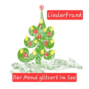 Der Mond glitzert im See