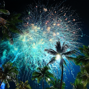烟花爆燃