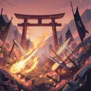 火ちりぎ舞い散る