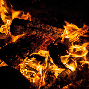 Beruhigendes Knistern