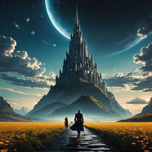 비 속에서 길을 잃다