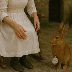 ガゼボの木陰で
