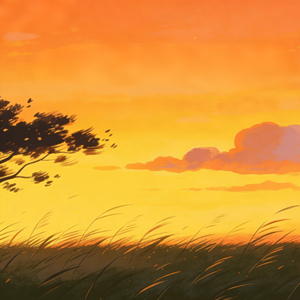 风把黄昏吹温柔