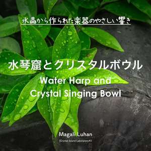 水琴窟とクリスタルボウル