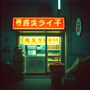 路灯下的影子舞蹈