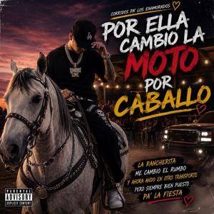 De moto a caballo.