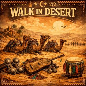 Walk in desert