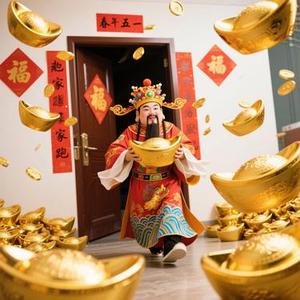 大年初五迎财神