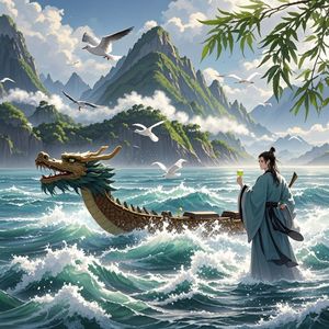 蝶恋花黄海涉水-云游