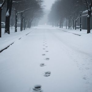 长街踏雪
