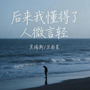 后来我懂得了人微言轻
