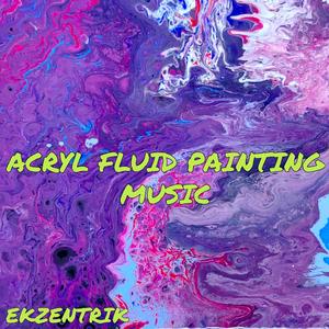 Acryl Fluid Painting Music