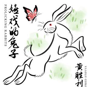 嬉戏的兔子