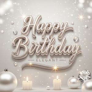 Happy Birthday (Elegant)