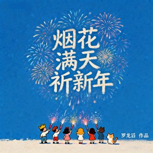 烟花满天祈新年