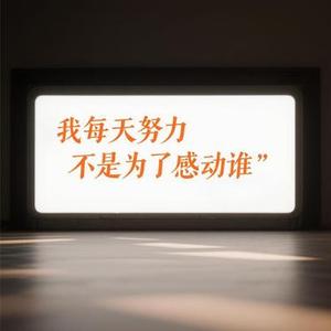 我每天努力不是为了感动谁
