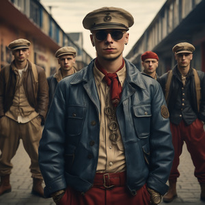 An de Eck steiht’n Jung mit’n Tüdelband