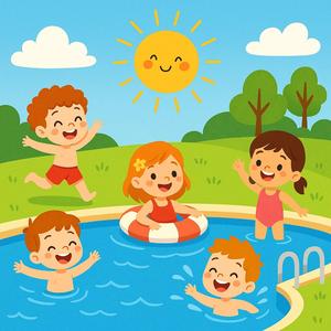 Sommer, Sonne, Pool & Freunde – Fröhliches Kinderlied