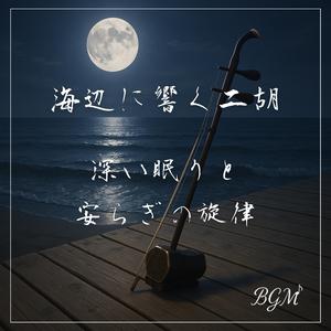 安らぎの夜海と二胡の響き