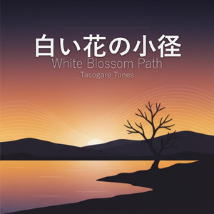 白い花の小径