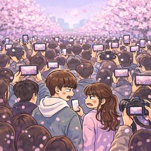 벚꽃보다 사람이 많아 (벚꽃엔딩)