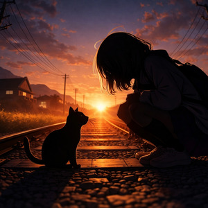 夕暮れの帰り道