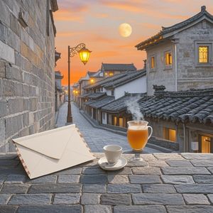 晚风寄信