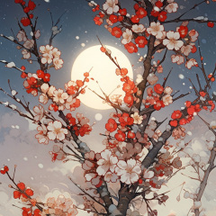 你是风花我是雪月