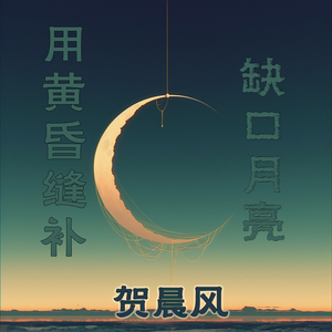 用黄昏缝补缺口月亮 (柔和版)