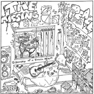 silhouette of a broken heart