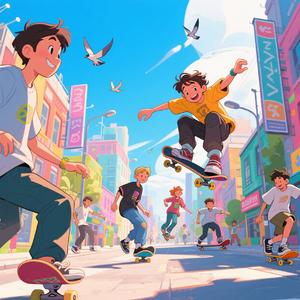 路灯下黄昏